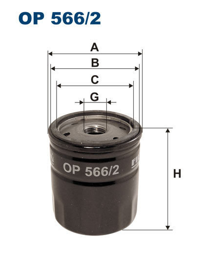 FILTRON OP 566/2 масляный фильтр