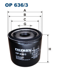 FILTRON OP 636/3 масляный фильтр