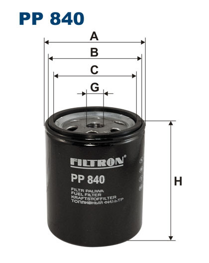 FILTRON PP 840 топливный фильтр