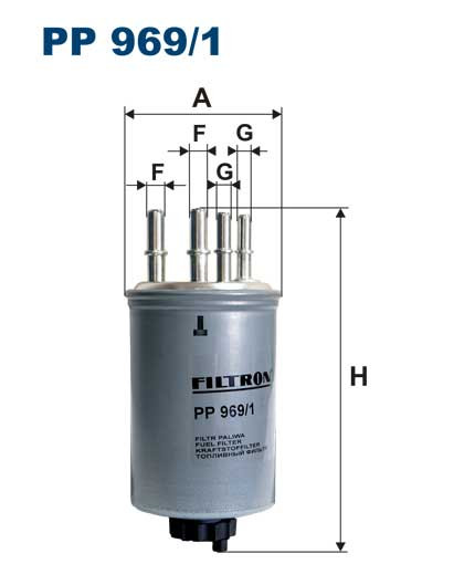 FILTRON PP 969/1 топливный фильтр