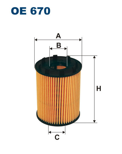 FILTRON OE 670 масляная вставка фильтр