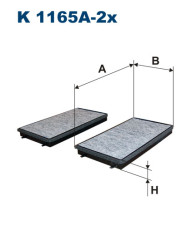 FILTRON K 1165A-2x салонный фильтр