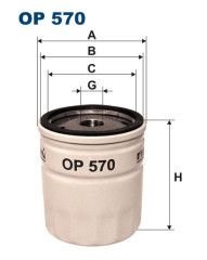 FILTRON OP 570 масляный фильтр