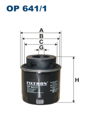 FILTRON OP 641/1 масляный фильтр