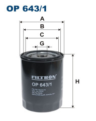 FILTRON OP 643/1 масляный фильтр