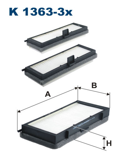 FILTRON K 1363-3x салонный фильтр