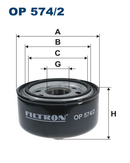 FILTRON OP 574/2 масляный фильтр