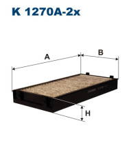 FILTRON K 1270A-2x салонный фильтр