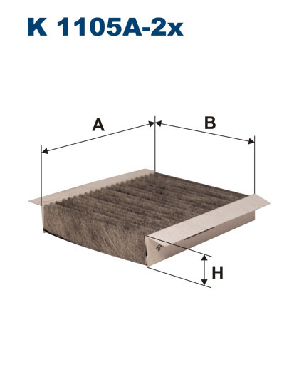 FILTRON K 1105A-2x салонный фильтр