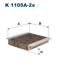 FILTRON K 1105A-2x салонный фильтр