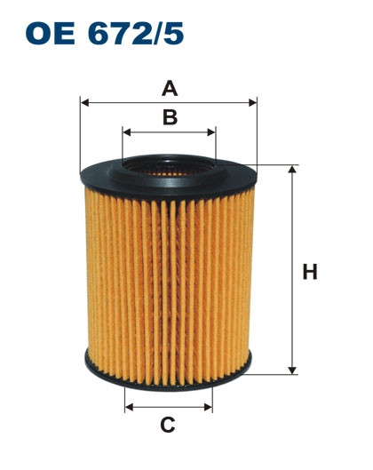 FILTRON OE 672/5 масляная вставка фильтр