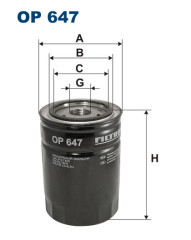 FILTRON OP 647 масляный фильтр