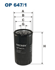 FILTRON OP 647/1 масляный фильтр