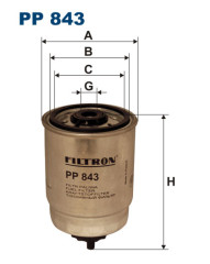 FILTRON PP 843 топливный фильтр