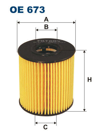 FILTRON OE 673 масляная вставка фильтр