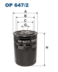 FILTRON OP 647/2 масляный фильтр