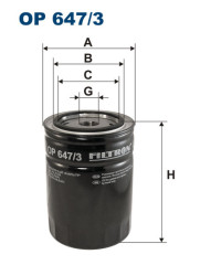 FILTRON OP 647/3 масляный фильтр