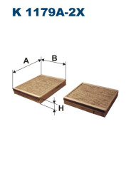 FILTRON K 1179A-2x салонный фильтр
