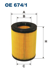 FILTRON OE 674/1 масляная вставка фильтр