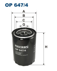 FILTRON OP 647/4 масляный фильтр