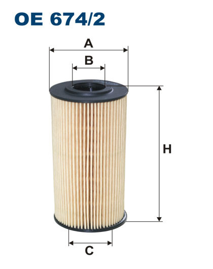 FILTRON OE 674/2 масляная вставка фильтр