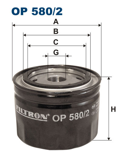 FILTRON OP 580/2 масляный фильтр