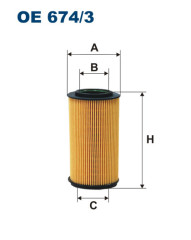FILTRON OE 674/3 масляная вставка фильтр