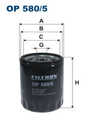 FILTRON OP 580/5 масляный фильтр