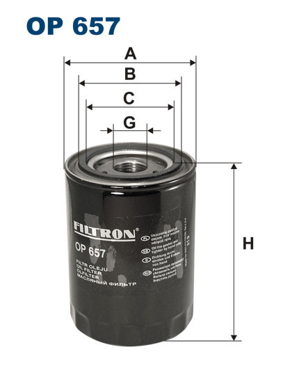 FILTRON OP 657 масляный фильтр