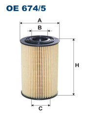 FILTRON OE 674/5 масляная вставка фильтр