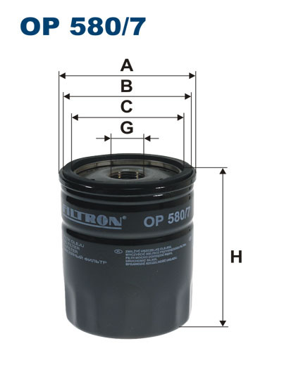 FILTRON OP 580/7 масляный фильтр