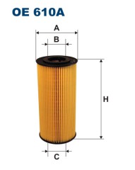 FILTRON OE 610A масляная вставка фильтр