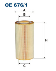 FILTRON OE 676/1 масляная вставка фильтр