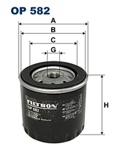 FILTRON OP 582 масляный фильтр