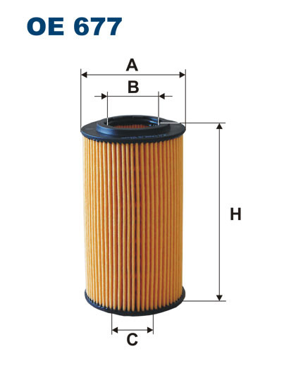 FILTRON OE 677 масляная вставка фильтр