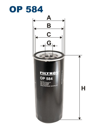 FILTRON OP 584 масляный фильтр