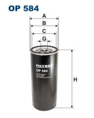 FILTRON OP 584 масляный фильтр